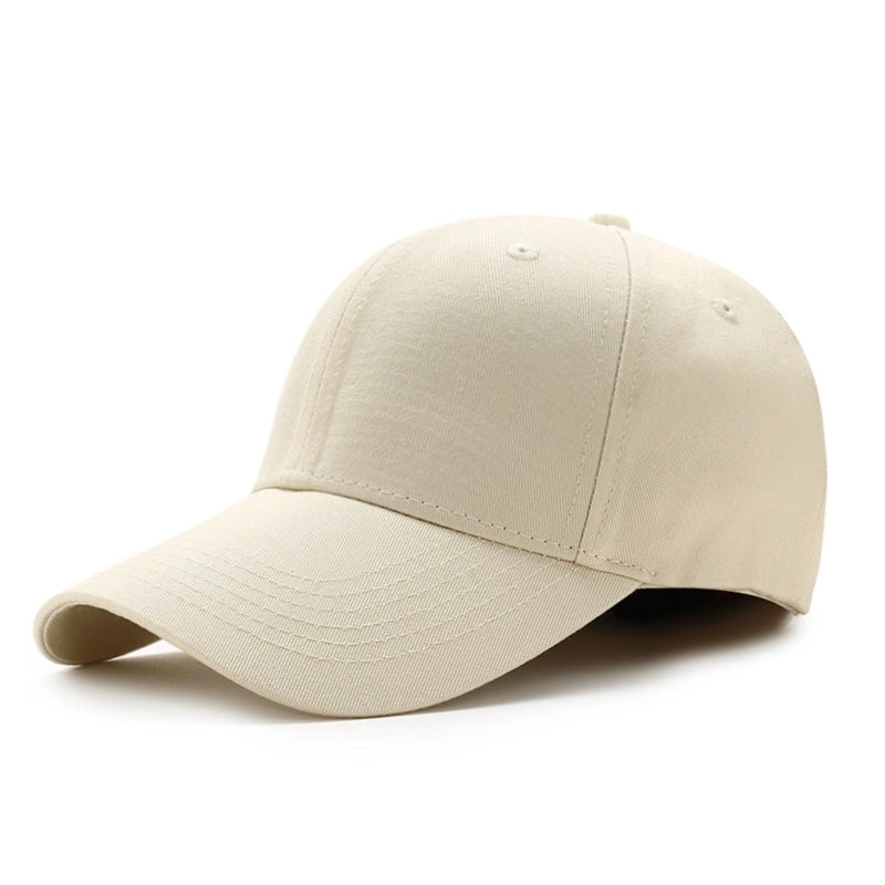 Unisex Minimalist Solid Color Curved Eaves Baseball Cap