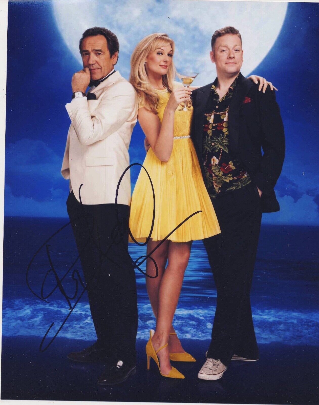 Robert Lindsay Autograph DIRTY ROTTEN SCOUNDRELS Signed 10x8 Photo Poster painting AFTAL [B3572]