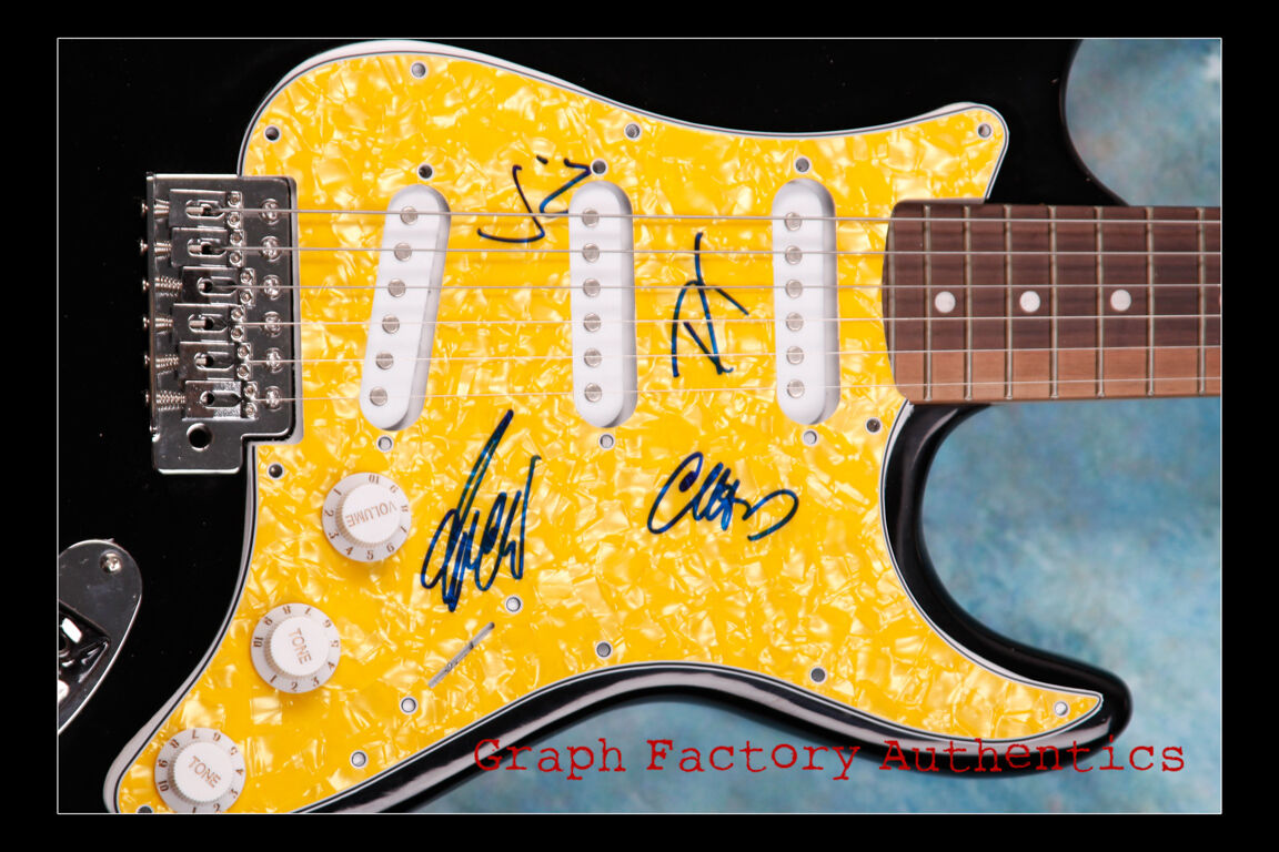 GFA Jon Foreman x4 Band * SWITCHFOOT * Signed Electric Guitar COA