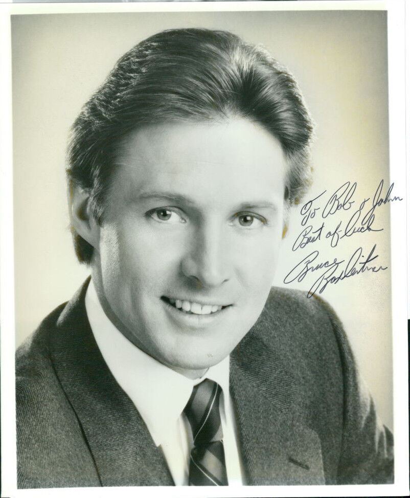 Bruce Boxleitner (Vintage, Inscribed) signed Photo Poster painting COA