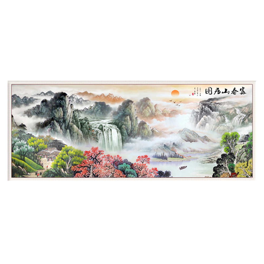 

Landscape - 11CT Stamped Cross Stitch - 150*69CM, 501 Original