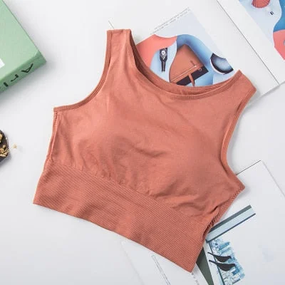 Tank Crop Tops for Girls Female Camisole Fashion Solid Color Lounge Underwear for Women Lingerie Femme Push Up BodyShaper