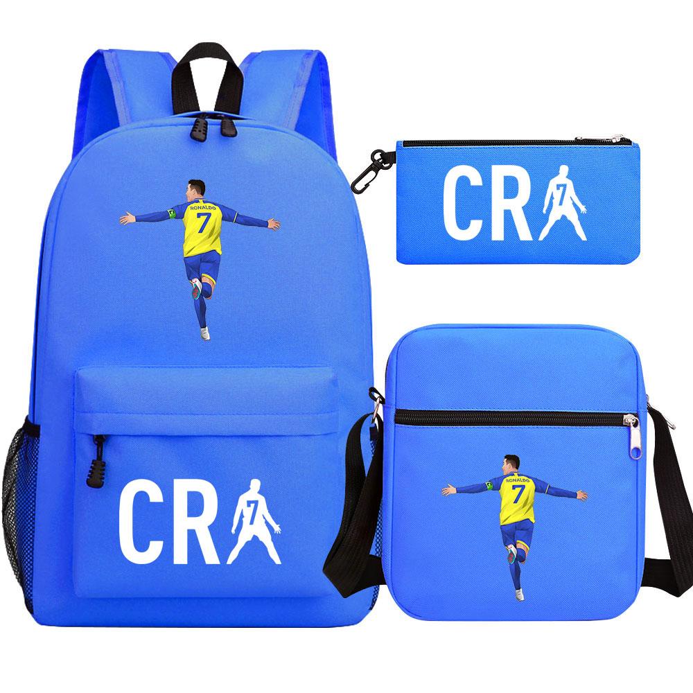 Mayoulove Cristiano Ronaldo Backpack Lightweight Design Perfect for School and Outdoor Activities-Mayoulove