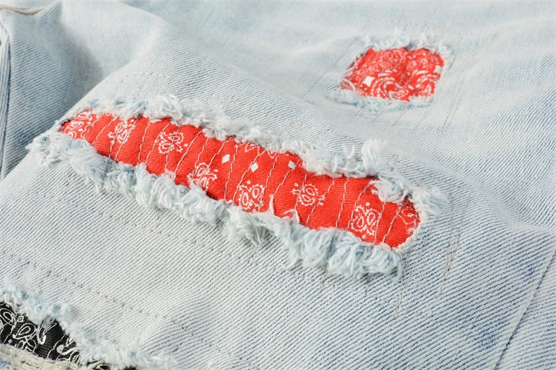 Purple Fashion Jeans 5067