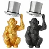 Monkey Table Lamp with Top Hat Animal Desk Lamp for Monkey Lovers Fun Creative Decorative Lamp for Sleep Nursery Office & Home Decor