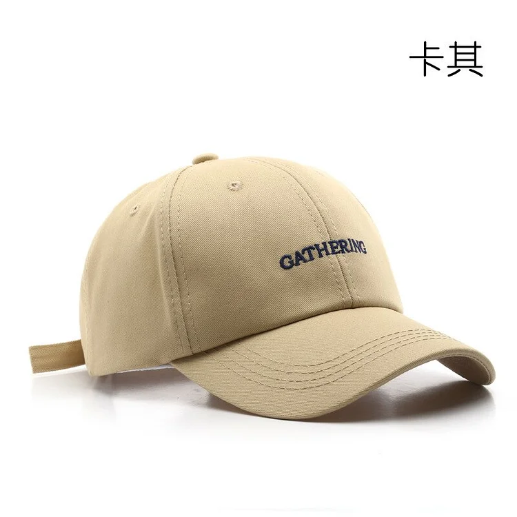 Gathering Embroidery Baseball Cap Vintage Trucker Dad Hat Adjustable Snapback Hat Washed Visor Caps for Men Women Baseball Cap