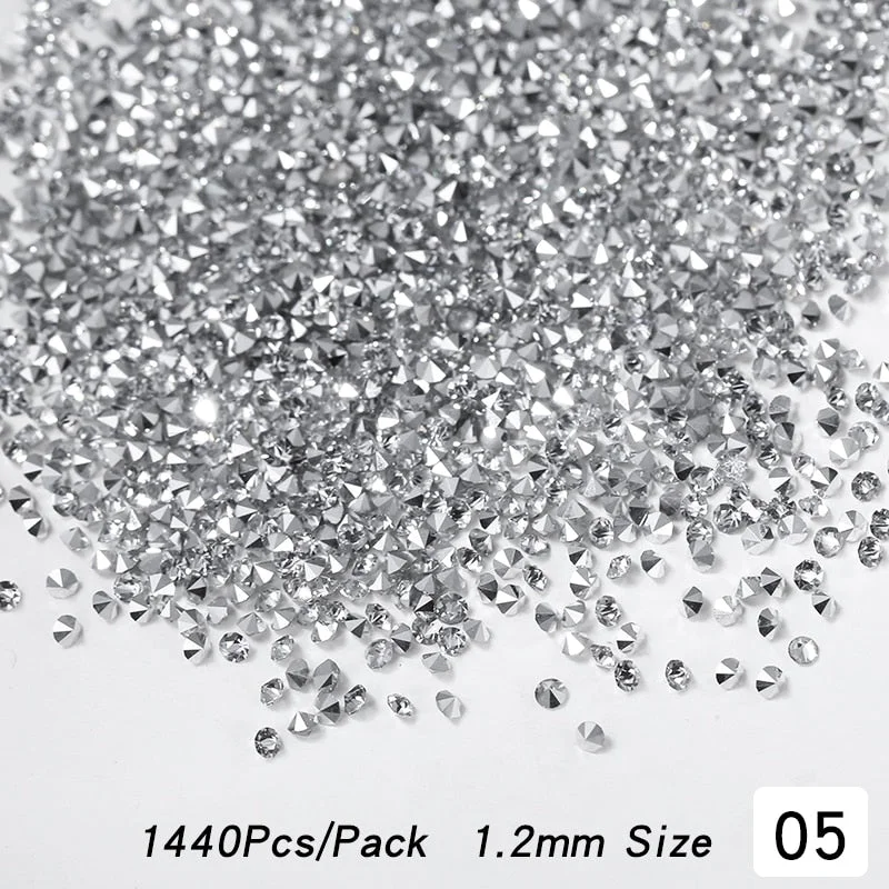 48pcs Mixed Size Aurora Little Bear Nail Art Accessories Resin Kawaii Bear Stereo FlatBack 3D Fashion Fingernail DIY Decoration-Nail Inspo