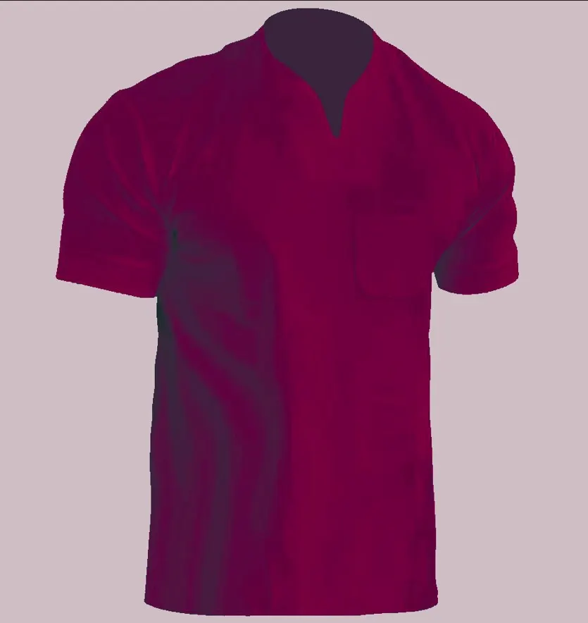 Uveng Uveng Men's Fitness Plus-Size Sports T-Shirt Men's Elastic Cotton Pocket Short-Sleeved Summer V-Neck Polo Shirt