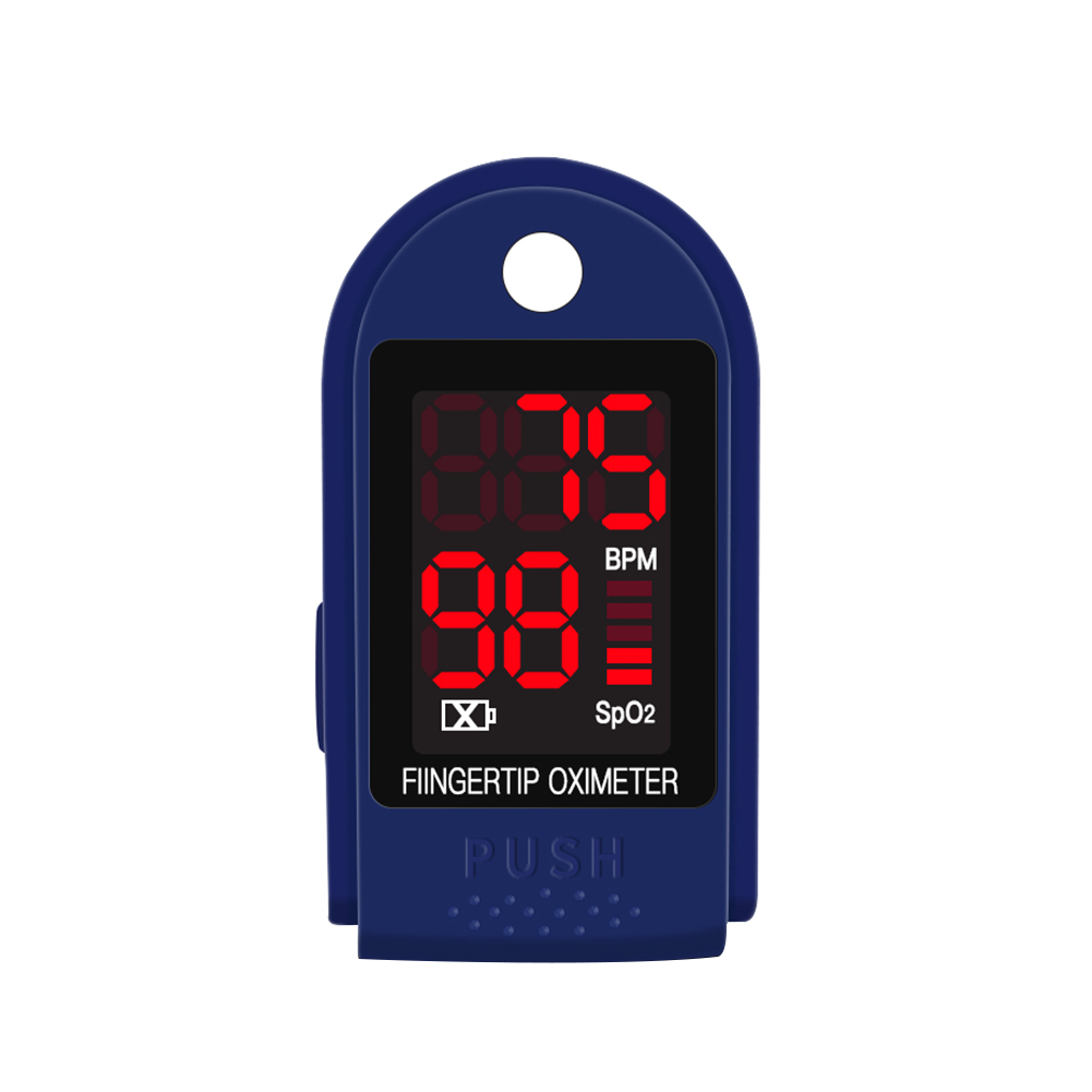 

LED Display Fingertip Pulse Oximeter Finger Blood Oxygen Saturation Monitor, 501 Original
