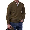 Men's Cashmere Zipper Basic Sweater