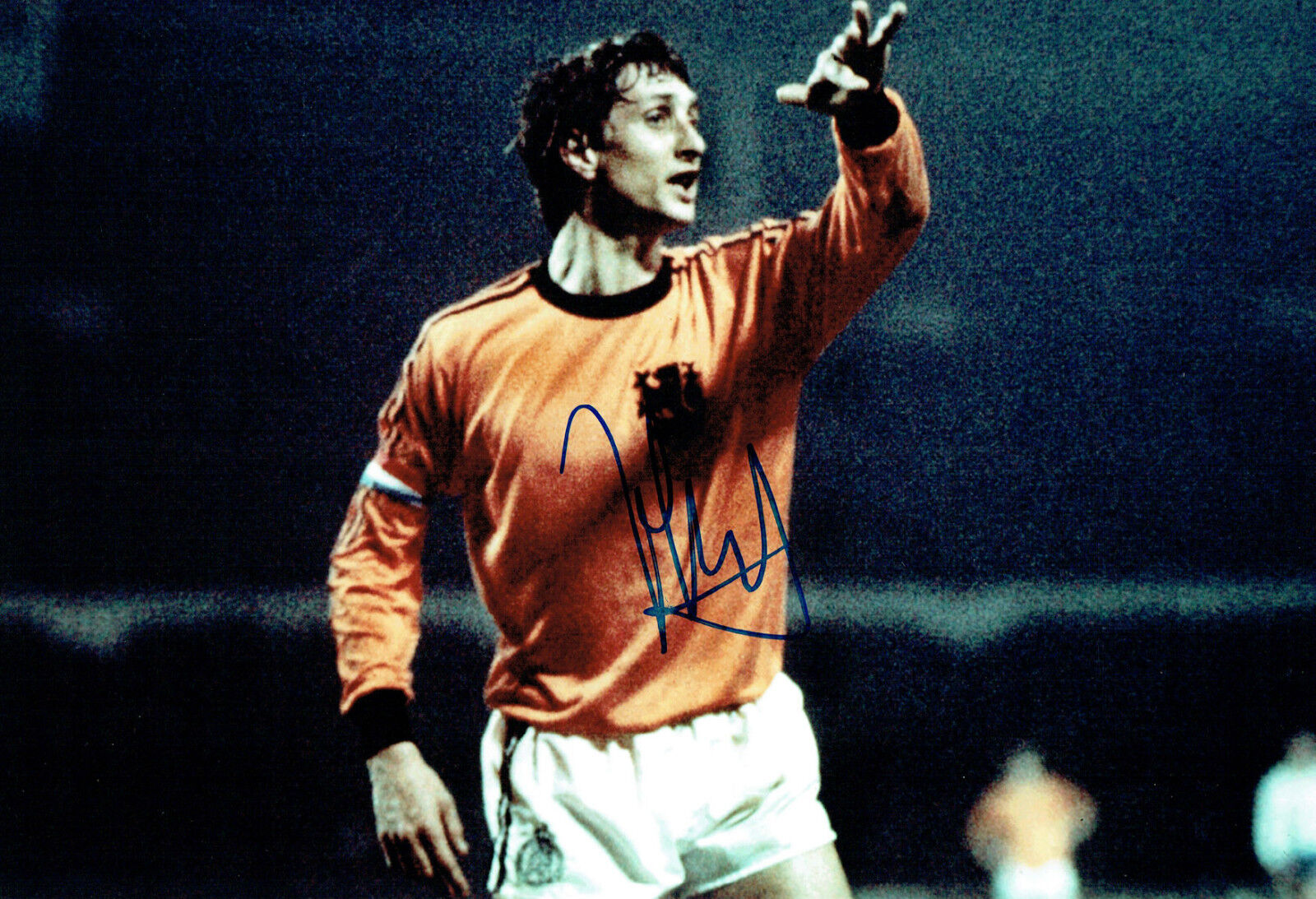 Johan CRUYFF Signed Autograph 12x8 Photo Poster painting AFTAL COA Holland World Cup Image C