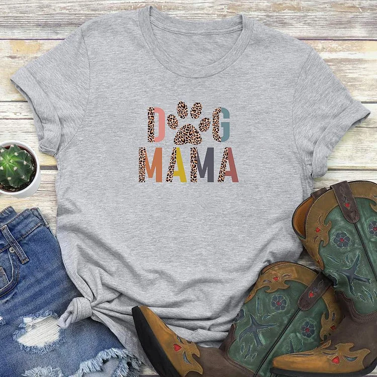 DOG MAMA  T-shirt Tee - 01623-Annaletters