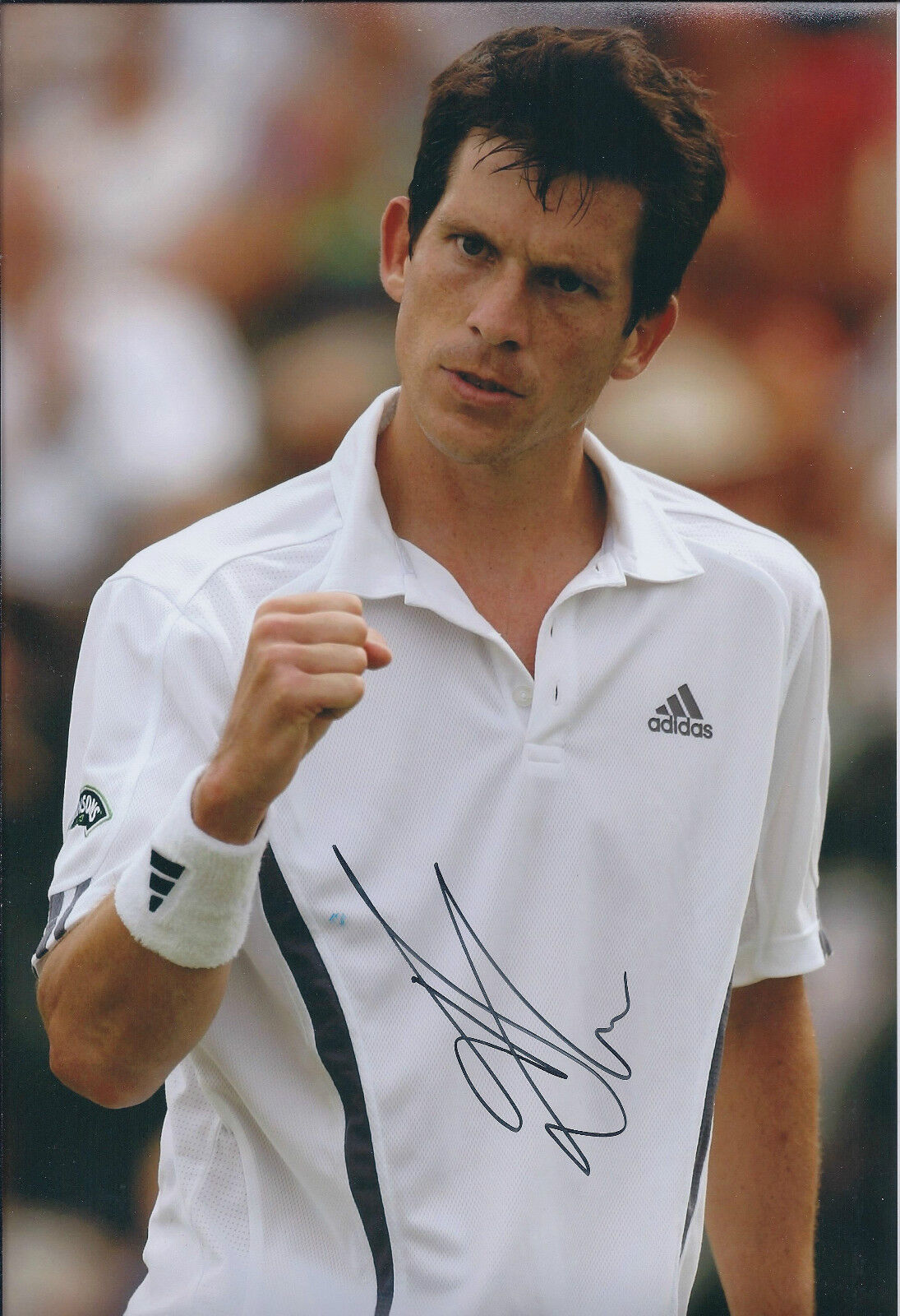 Tim HENMAN Signed 12x8 Autograph Photo Poster painting AFTAL COA Wimbledon British Tennis Great