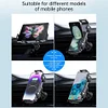 15W Qi Wireless Car Charger Mount Holder for Samsung Galaxy Z Fold5 S23 Ultra Phone Auto Clamp Fast Charger for iPhone 15 Pro - SIKAI CASE