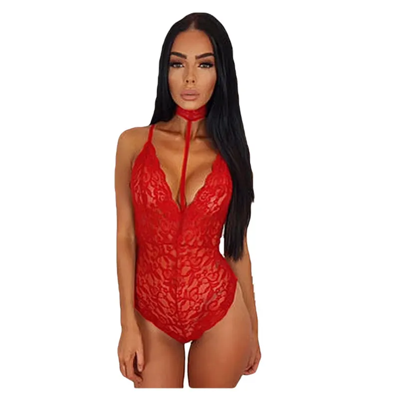 Churchf Large-Size Lady Hanging Neck Lace Emotional Lingerie Lace Lace Lace Lace Uniforms Homewear Set