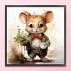Winter Rat - 11CT Stamped Cross Stitch 40*40cm