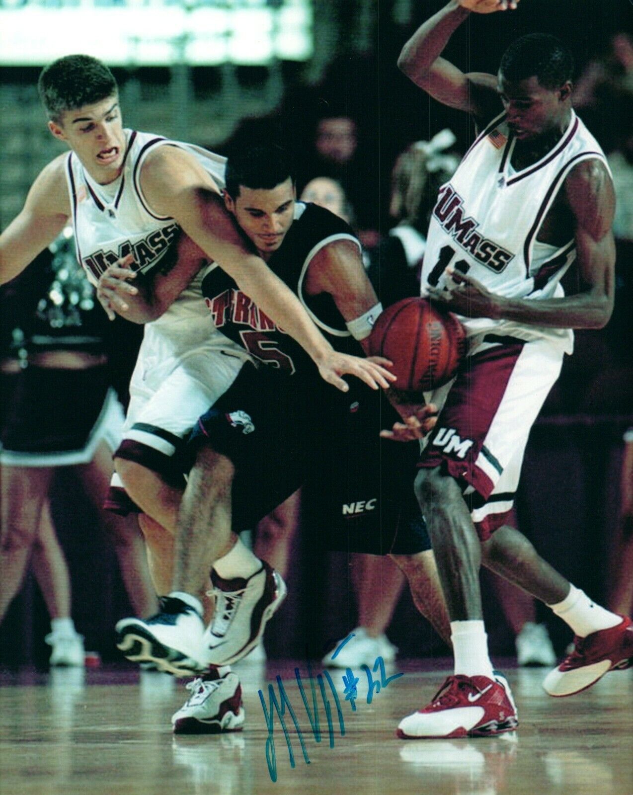 Jeff Viggiano NCAA College Massachusetts Hand Signed Autograph 8x10 Photo Poster painting