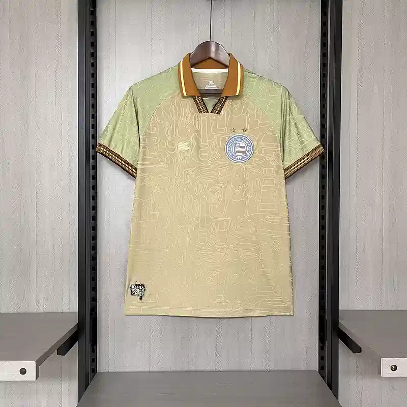 25/26 Bahia Beige Soccer Jersey