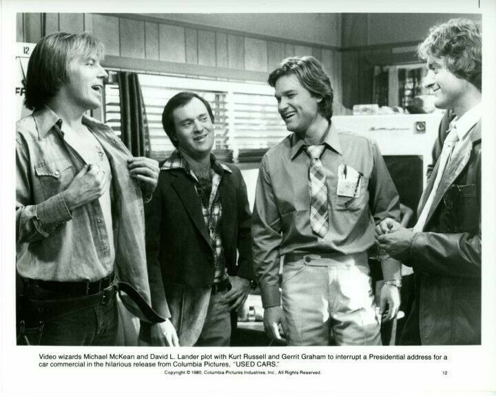 Michael McKean David L. Lander Kurt Russell Used Cars Original Press 8x10 Photo Poster painting