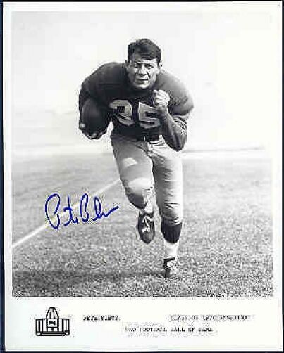 Pete Pihos Autograph Eagles 8x10 Photo Poster painting Jsa Psadna Authentic