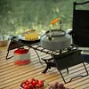 Mini Camping Table Adjustable Height Retractable Grid Table Folding Table(Table)
