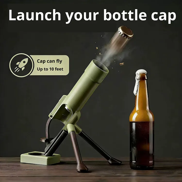 Mortar Beer Bottle Opener 