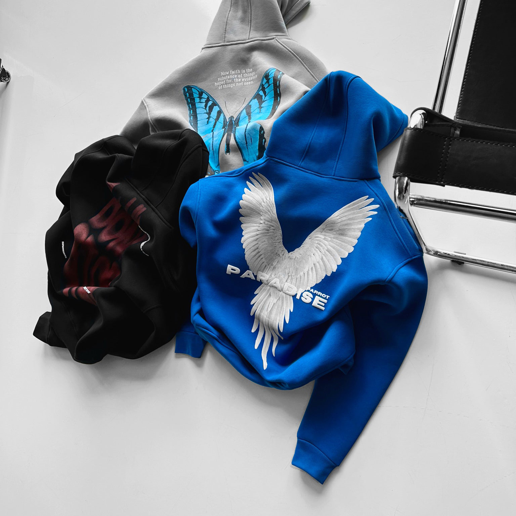 Oversize Parrot Hoodie