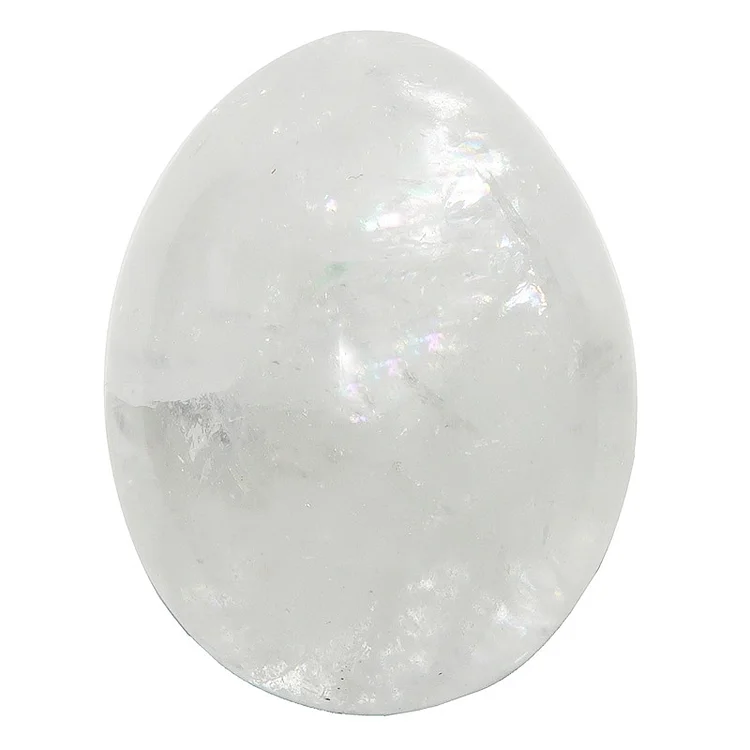 Easter Clear Quartz Miracle of Life Crystal Egg