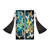 Diamond Painting-DIY 2pcs Leather Bookmark Butterfly Tassel Crafts