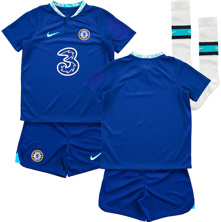Chelsea FC Heimtrikot Kinder Mini Kit 2022-2023 Mit Shorts