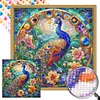 Diamond Painting-Round AB Drill Peacock(45*45CM)
