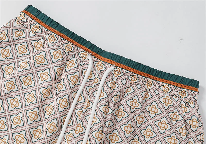 Casablanca 2023 new silk short-sleeved shirt