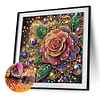 DIY Partial Special Shaped Drill Diamond Painting-Rose