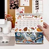 5D / DIY Kalender Kristallmalerei Schreibtisch Kalender Kit Heimdekorationen (Eule)