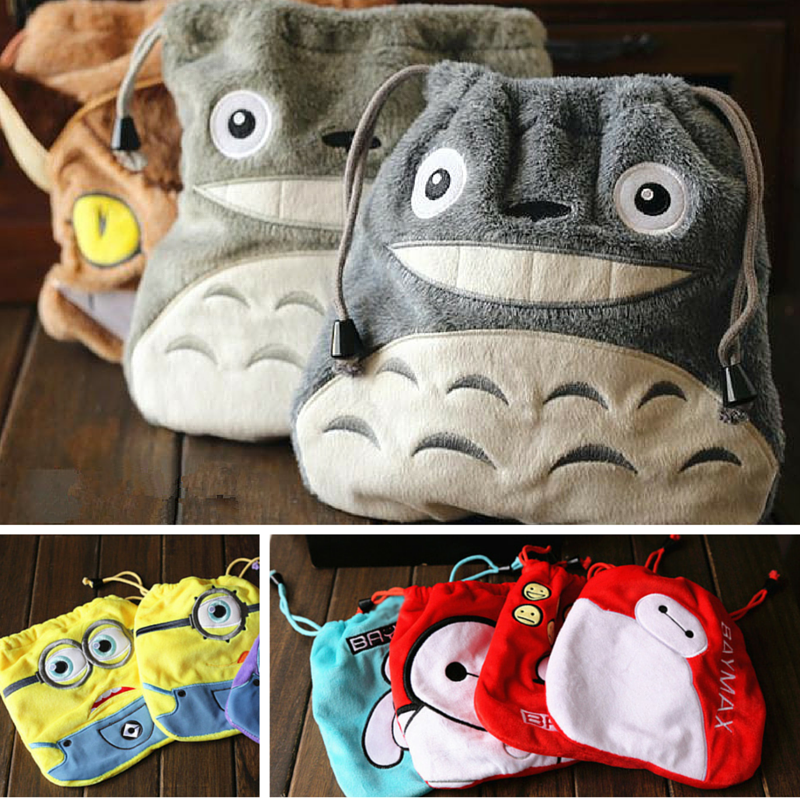 Adorable Cartoon Characters Plush Storage Bag SP165682