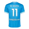 DE BRUYNE #11 Napoli Home Soccer Jersey 2025/26