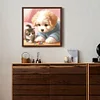 Diamond Painting-5D Full Round Drill Cat and Dog