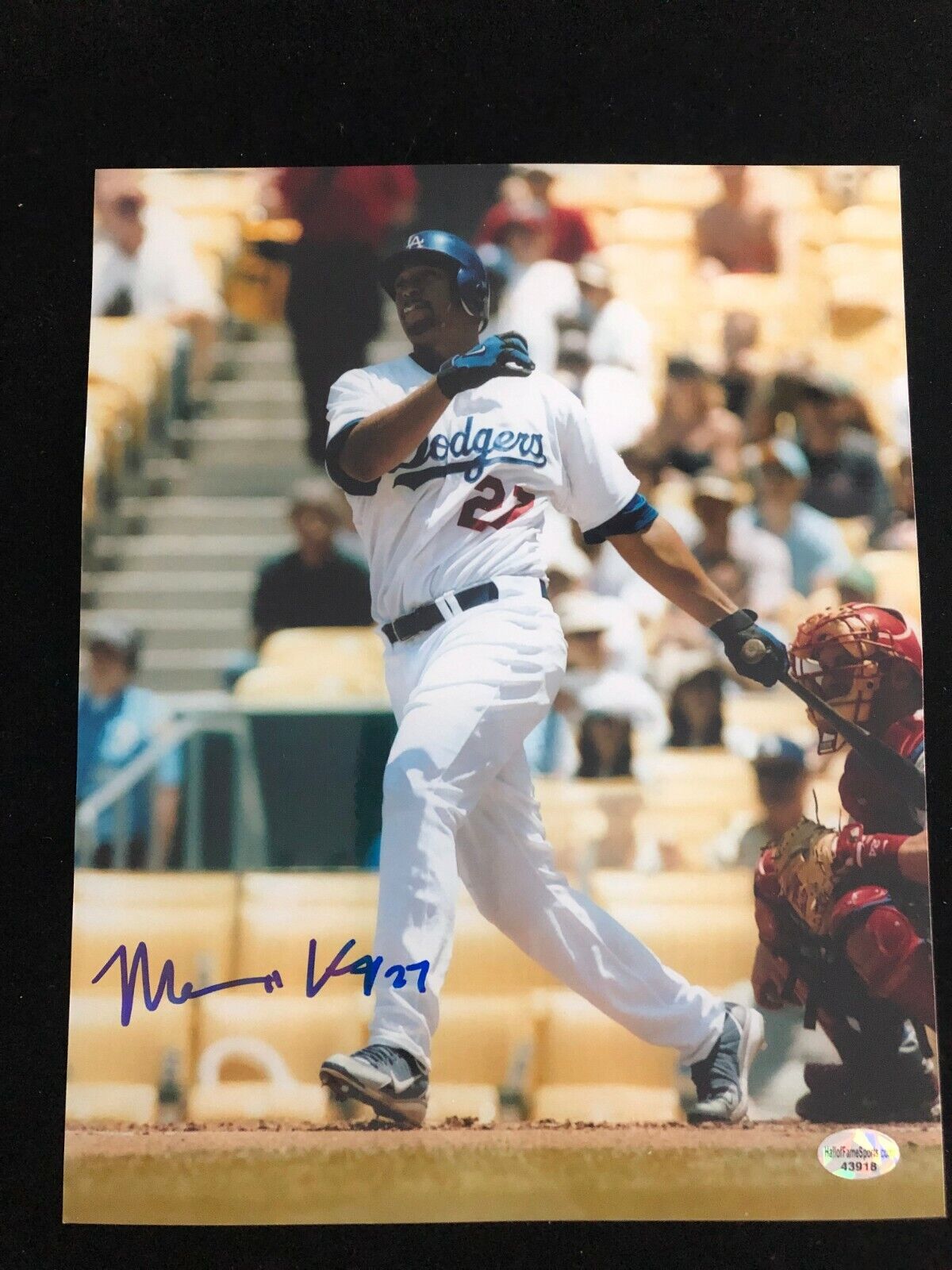 Matt Kemp Signed Autographed Photo Poster painting - COA - Los Angeles Dodgers