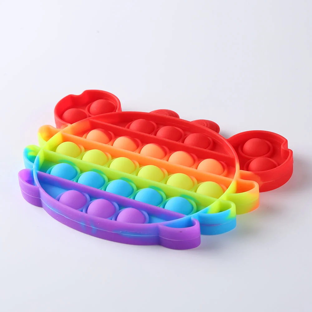 Push Bubble Sensory Toys Silicone Anti-Stress Vent Toys (Crab)