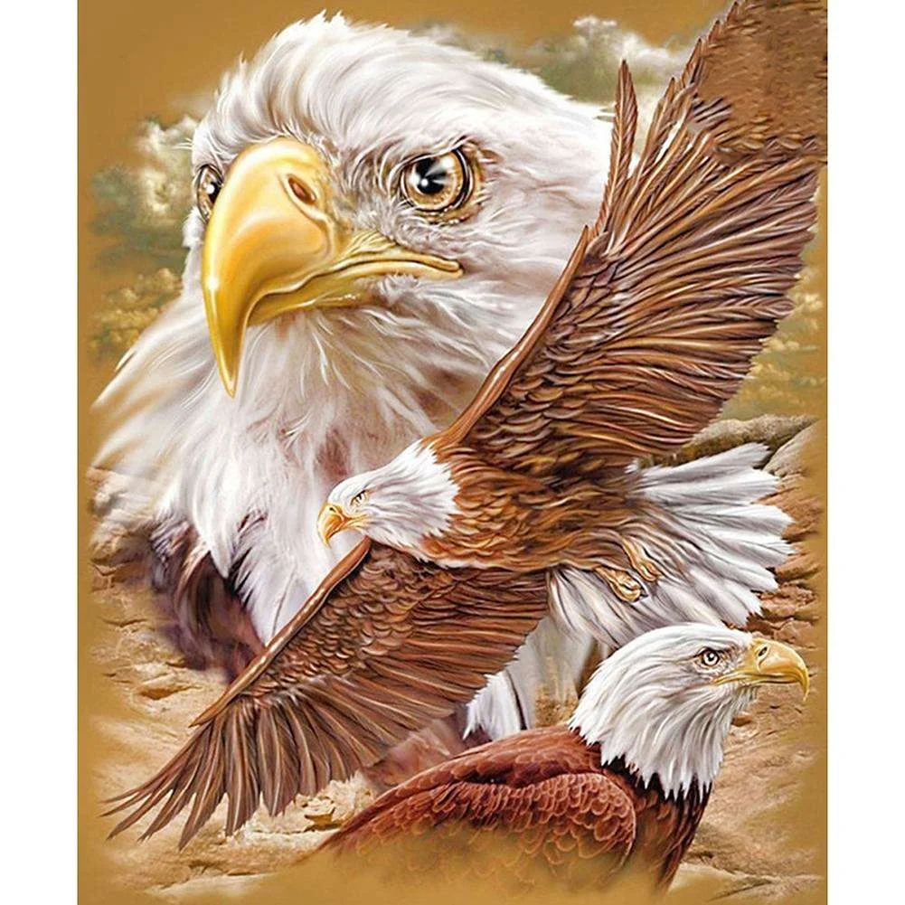 Full Round Diamond Painting Eagle (40*30cm)