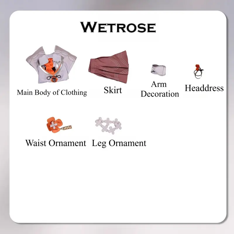 [Wetrose] Pre-Order Wuthering Waves Camellya Dress Game Outfit Cosplay Costume