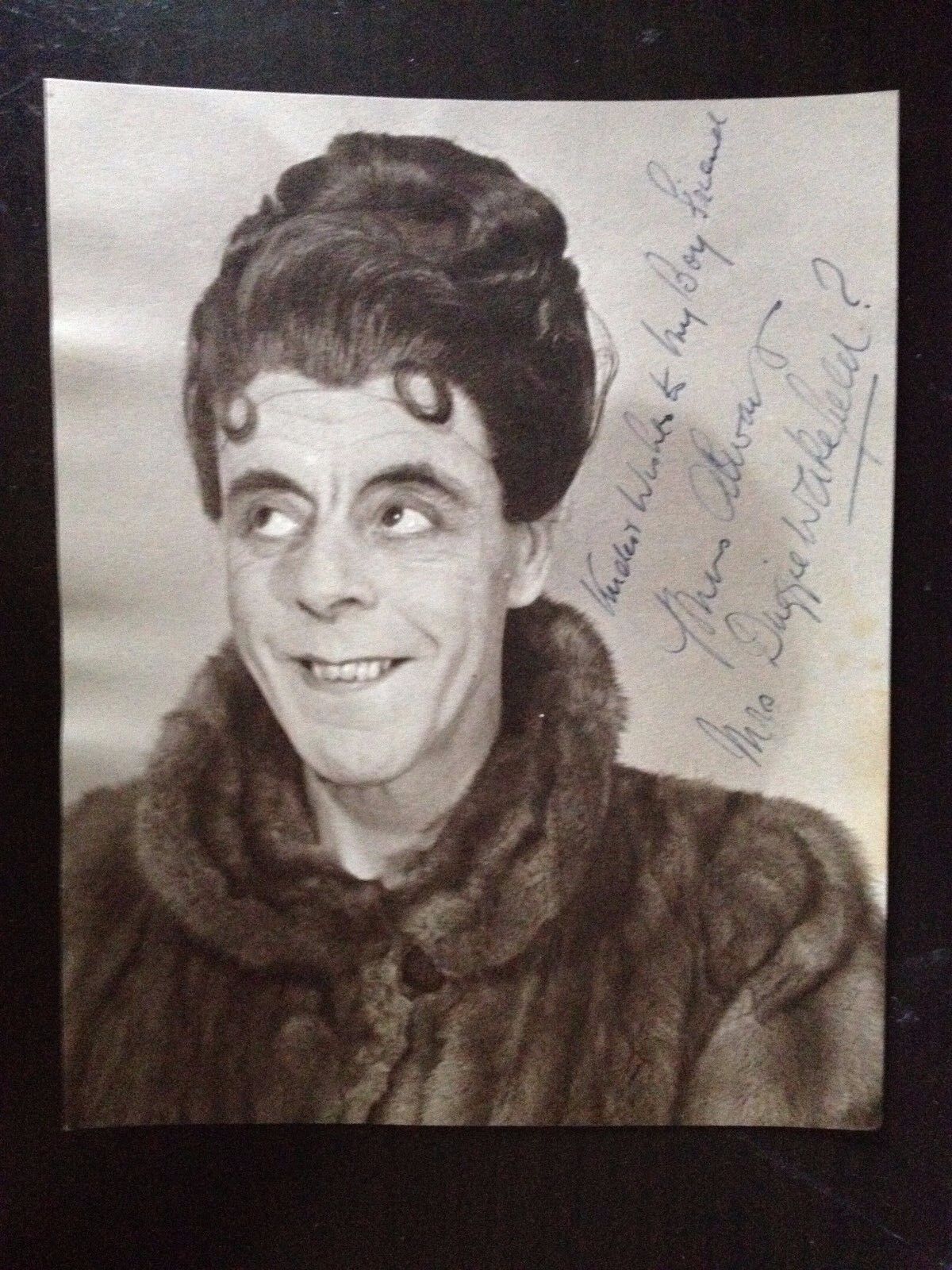 DUGGIE WAKEFIELD - ACTOR AND COMEDY STAR - EXCELLENT SIGNED VINTAGE Photo Poster paintingGRAPH