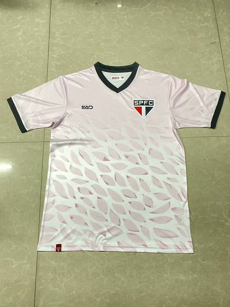 Fans edition 2024 São Paulo FC Pink October Special Edition Football Jersey