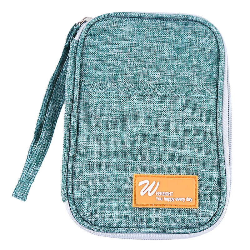 LKEEP Women Travel Passport Bag Credit ID Card Holders Cash Wallet Purse Documents Case Zipper Organizer Belt Unisex Popular