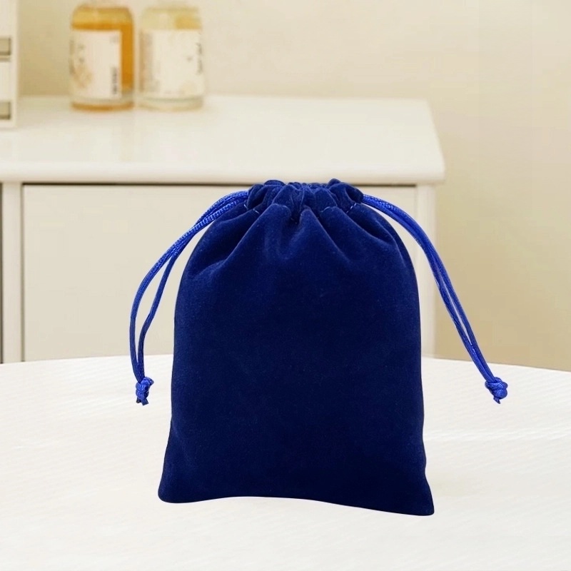 100 Pieces Factory Flannel Jewelry Packaging Bag Buddha Beads Jewelry Play Bag Brocade Bag Gift Bag Drawstring Bag