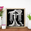 Elegante Dame - speziell geformte Diamond Painting - 30*30cm