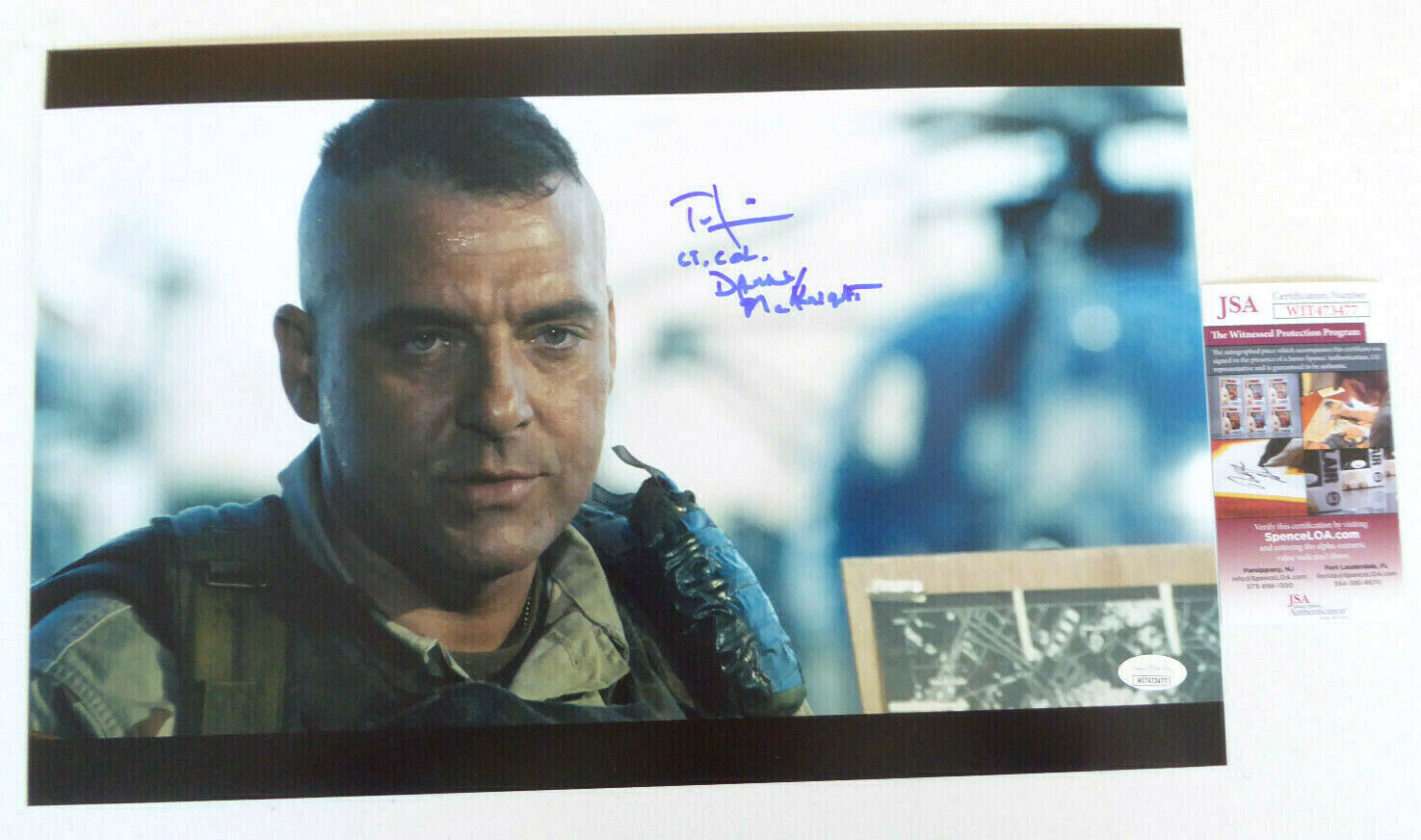 Tom Sizemore Signed 11x17 Photo Poster painting Autograph, Black Hawk Down, JSA Witness COA