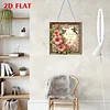 DIY Hummingbird Flowers Diamond painting pendant(Single-Sided)