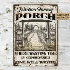 Personalized Farmhouse Porch Customized Classic Metal Signs
