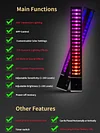 RGB microphone light, e-sports room creative colorful ambient light, desktop ornament, colorful light